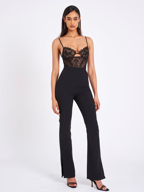 Kylo Black Lace Jumpsuit