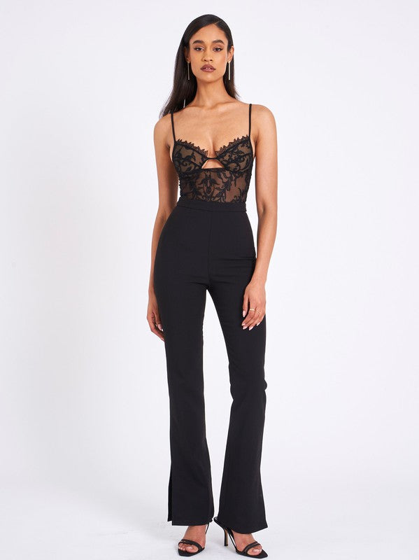 Kylo Black Lace Jumpsuit