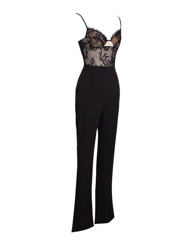 Kylo Black Lace Jumpsuit