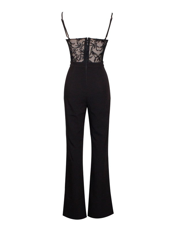 Kylo Black Lace Jumpsuit